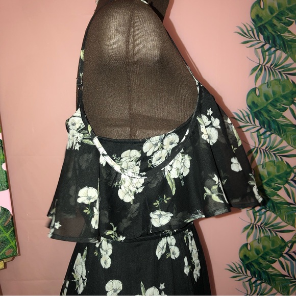 Abercrombie & Fitch Black Floral Dress - Picture 5 of 8